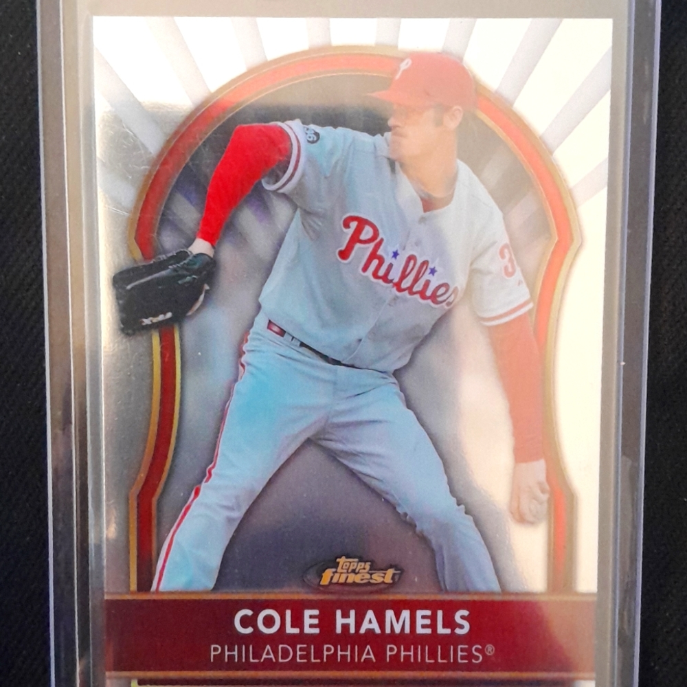 2011 Topps Finest Cole Hamels #24 REFRACTOR ***